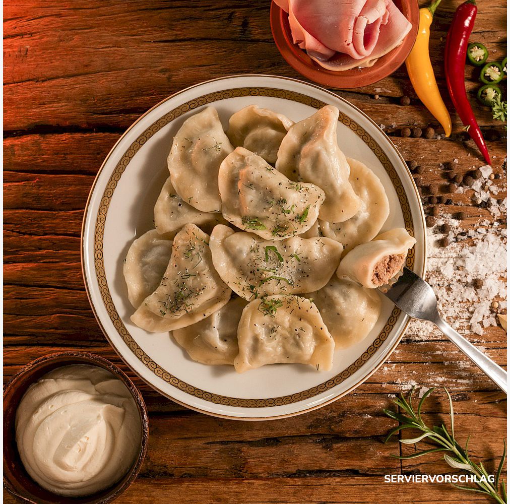 Varenyky mit Fleisch