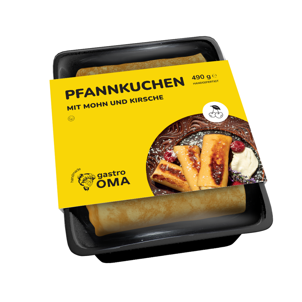 Pfannkuchen mit Mohn und Kirsche 490g