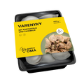 Varenyky mit Kartoffeln und Zwiebeln