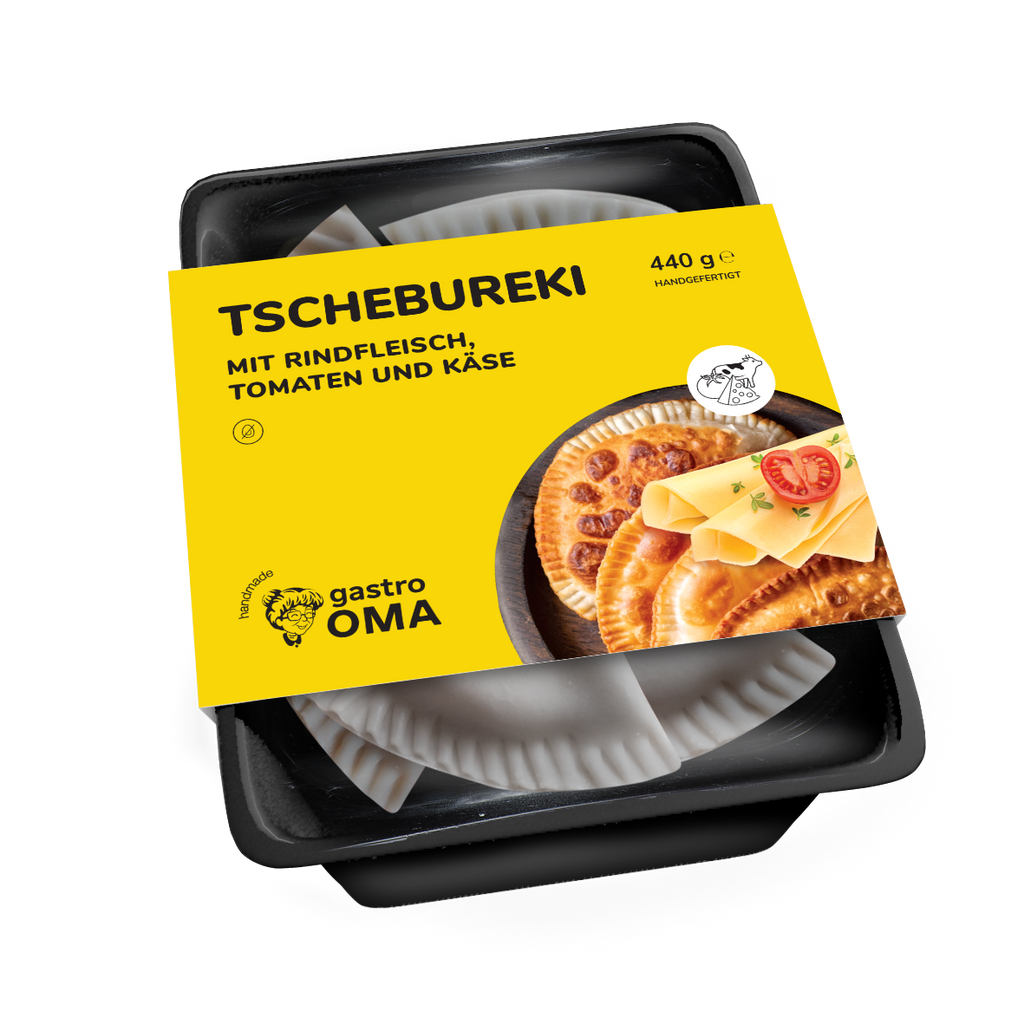 Tschebureki mit Rindfleisch, Tomaten und Käse 440g