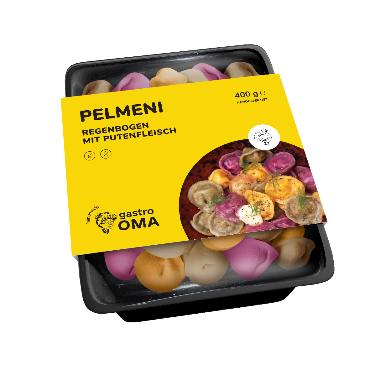 Pelmeni Regenbogen mit Putenfleisch 400g