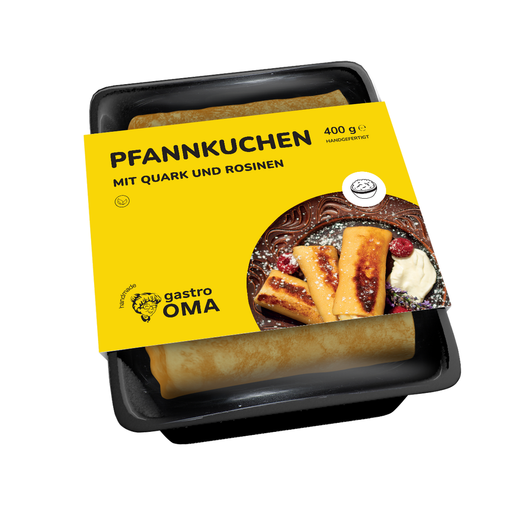 Pfannkuchen mit Quark und Rosinen 400g