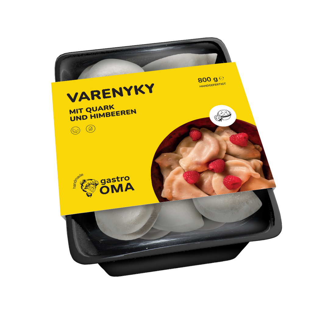 Varenyky mit Quark und Himbeeren 400g