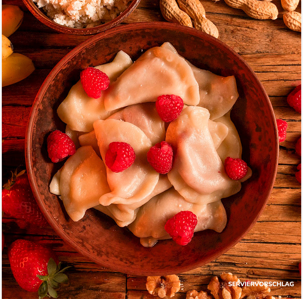 Varenyky mit Quark und Himbeeren 400g