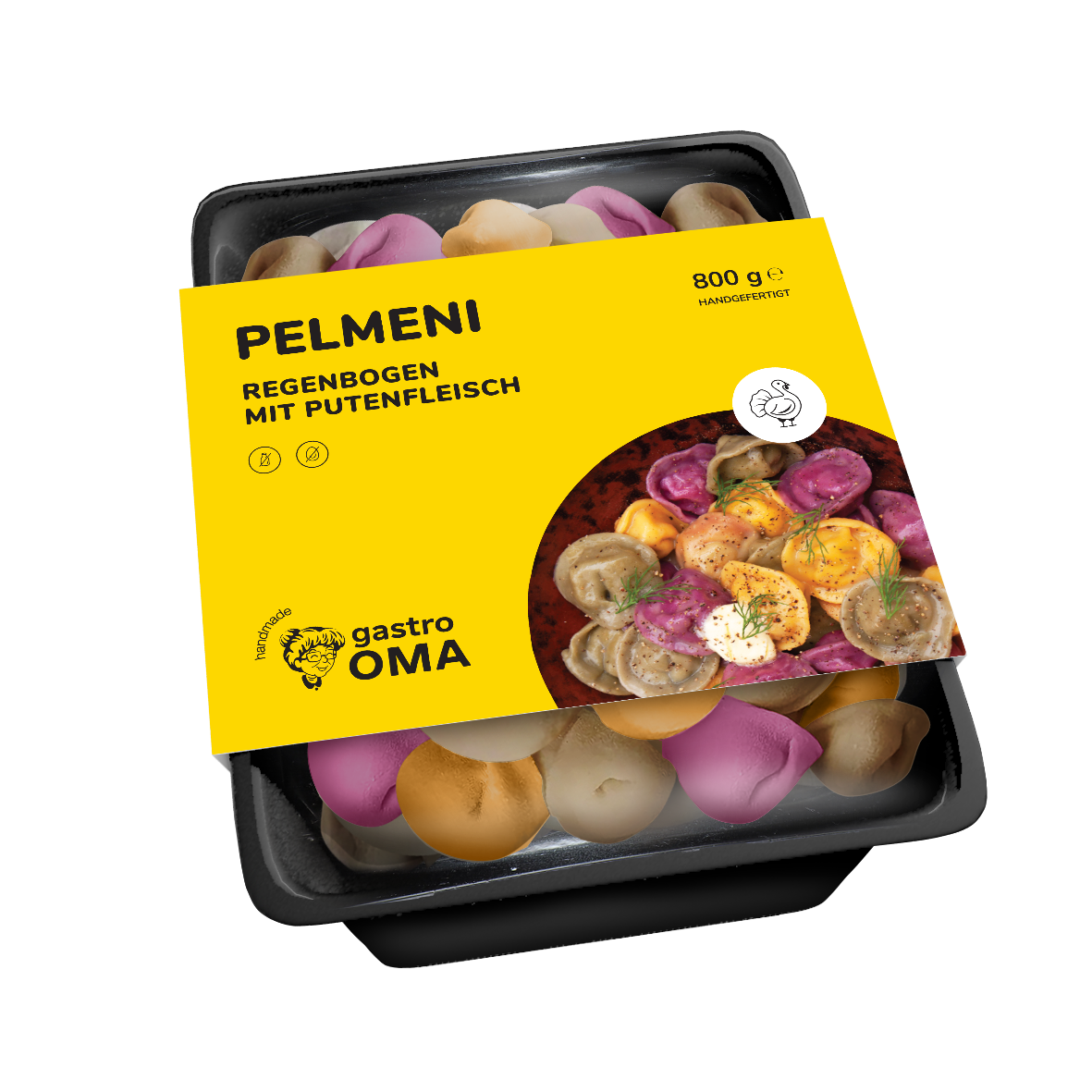 Pelmeni Regenbogen mit Putenfleisch 400g