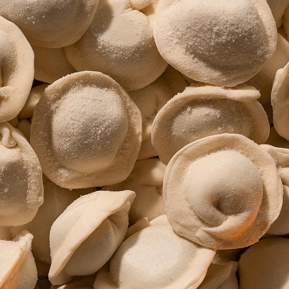 Pelmeni mit Rind- und Schweinefleisch