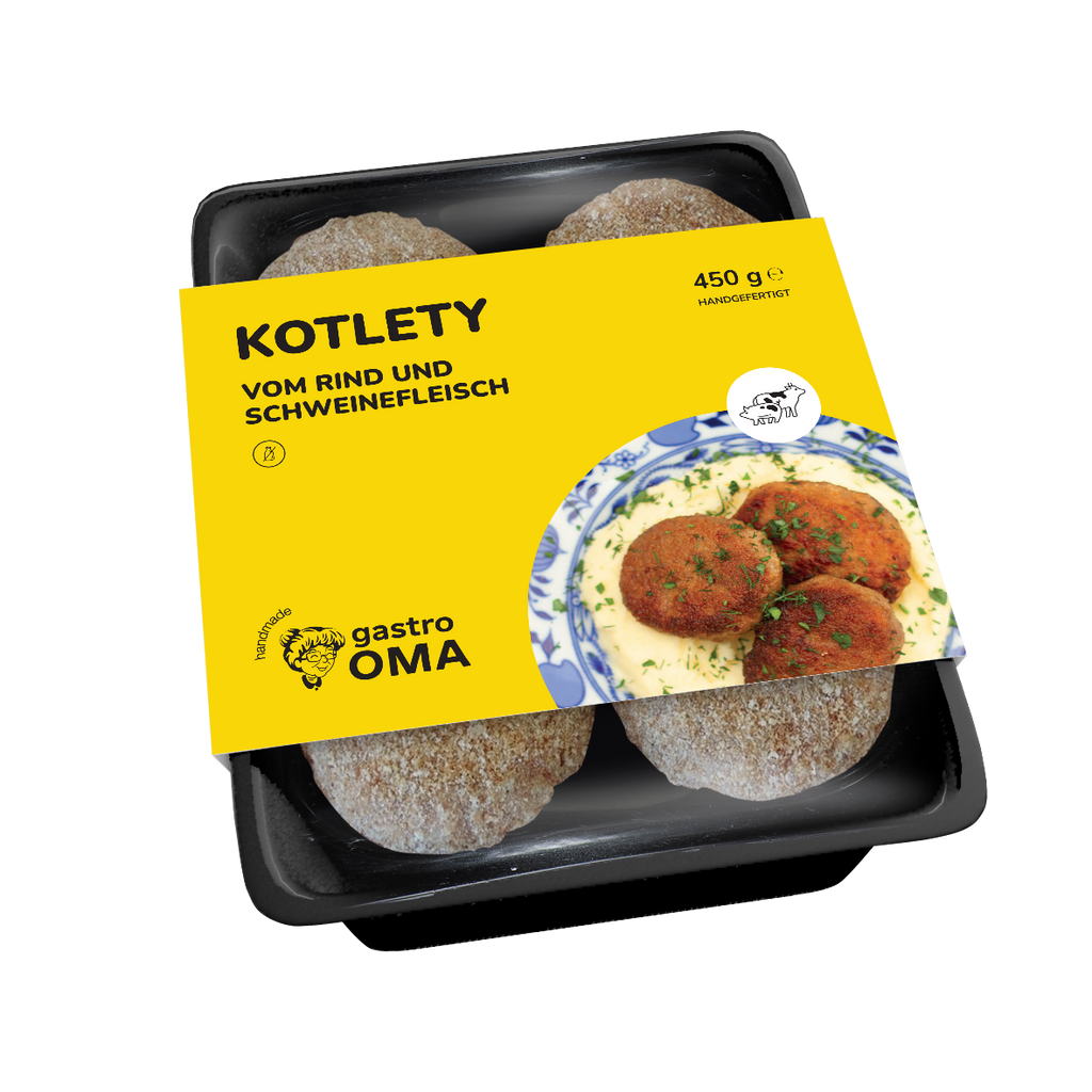 Kotlety mit Rind und Schweinefleisch 450g