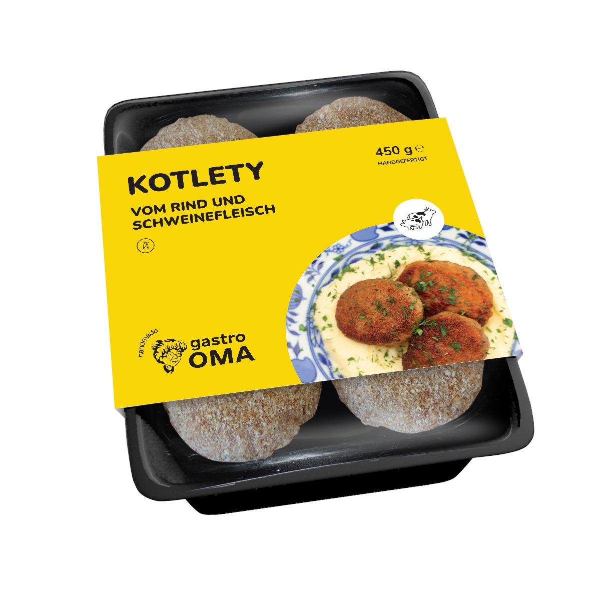 Kotlety mit Rind und Schweinefleisch 450g