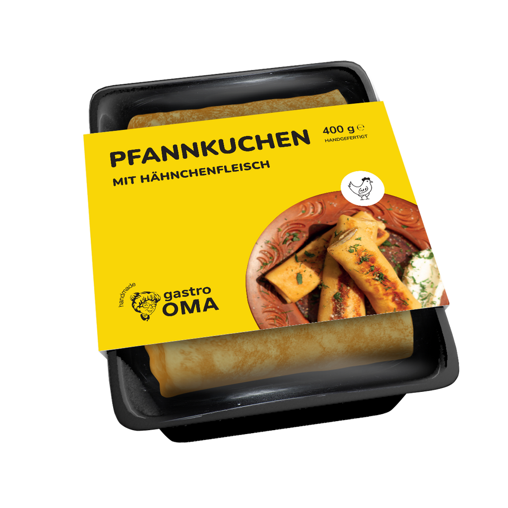 Pfannkuchen mit Hähnchenfleisch 400g