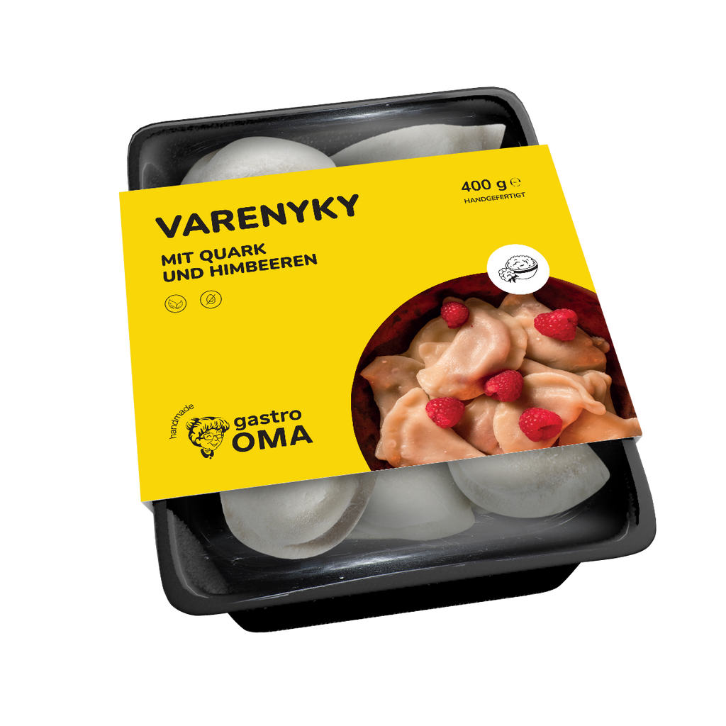 Varenyky mit Quark und Himbeeren 400g