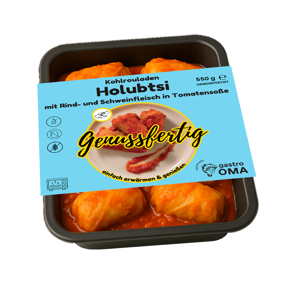 Fertiggerichte Holubtsi mit Rind- und Schweinfleisch 550g