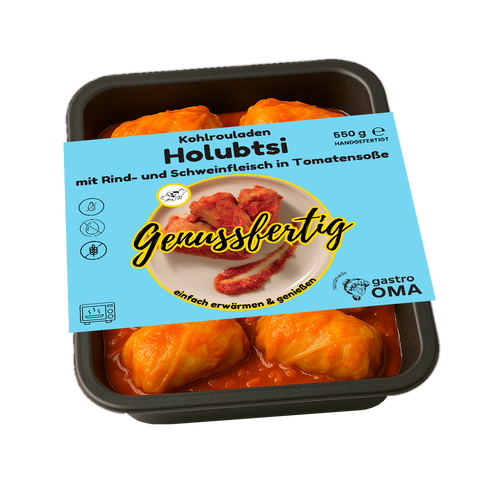 Fertiggerichte Holubtsi mit Rind- und Schweinfleisch 550g