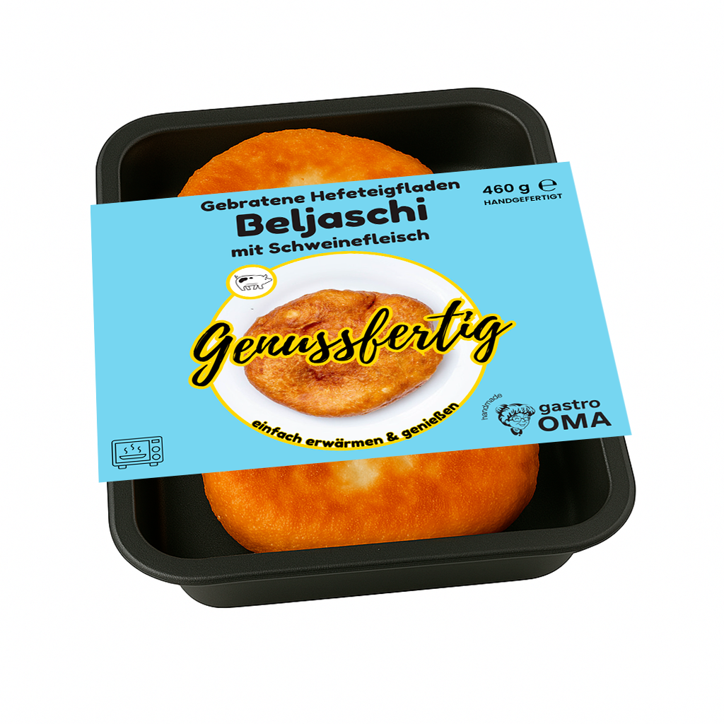 Gebratene Beljaschi mit Schweinefleisch 460g