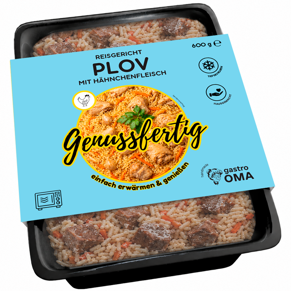 Reisgericht PLOV mit Hähnchenschenkelfleisch 600g